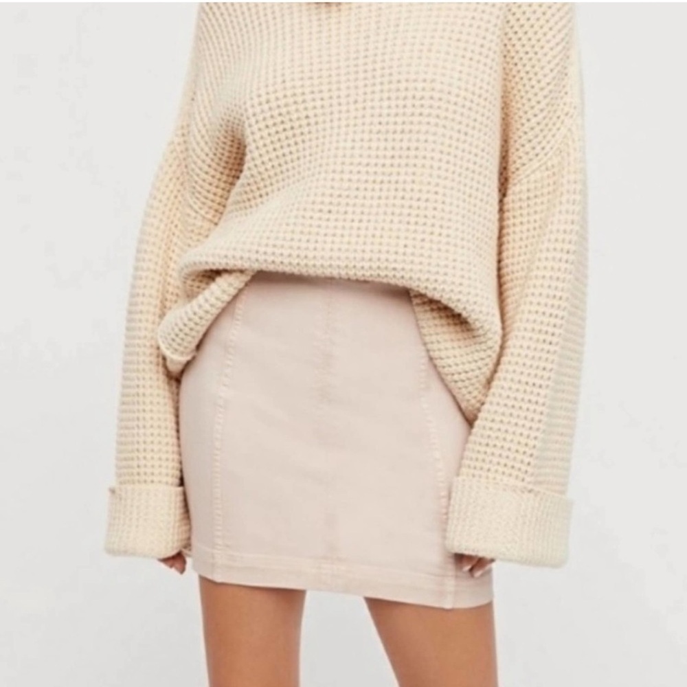 FREE PEOPLE Modern Femme Mini Skirt